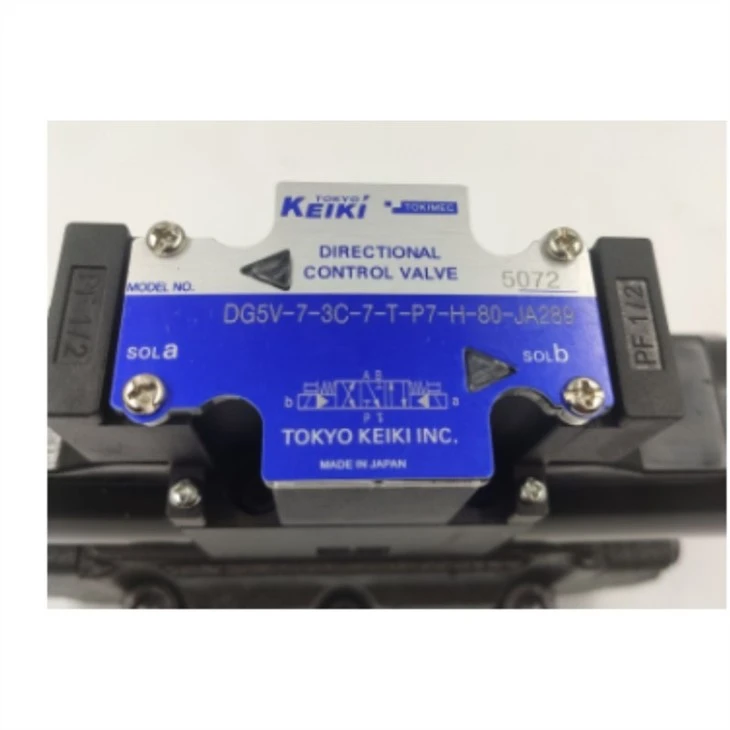Tokimec Keiki DG5 DG5V DG5V-7-3C-7-T-P7-H-80-JA289 DG5V-7-31C-M-U1-H-7-54 Electro-hydraulic Control Valve DG5V-8-3C-M-U1-H-7-52